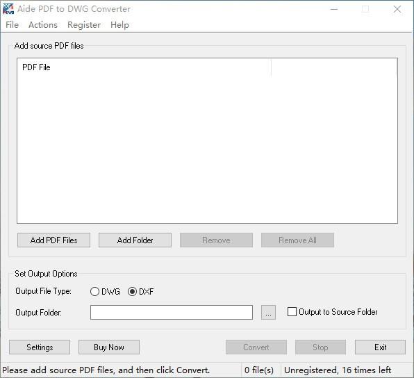 Aide PDF to DWG Converter下载,PDF转DWG转换器,PDF转DWG