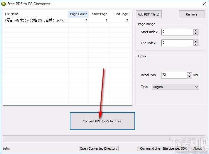 Free PDF to PS Converter,PDF转PS,PDF转换,转换器