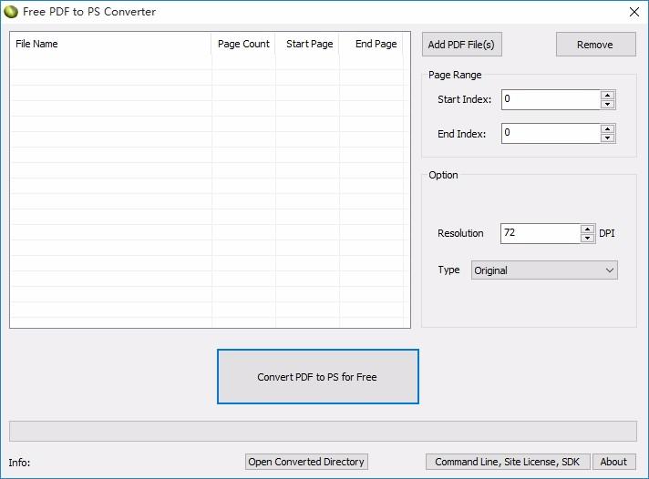 Free PDF to PS Converter,PDF转PS,PDF转换,转换器