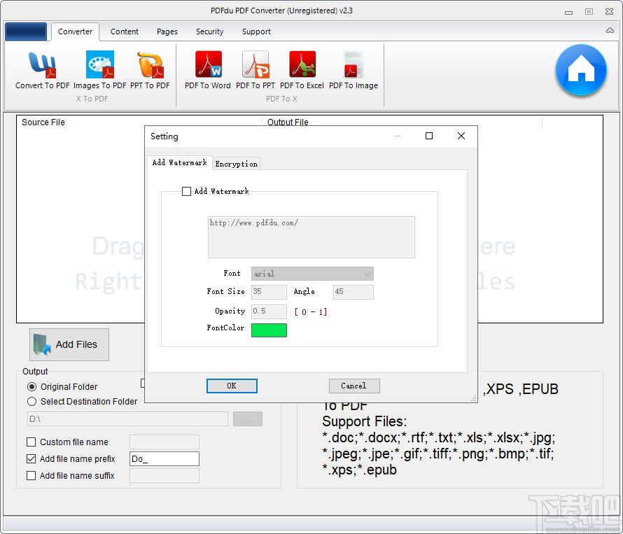 PDFdu PDF Converter下载,PDF文档格式转换工具