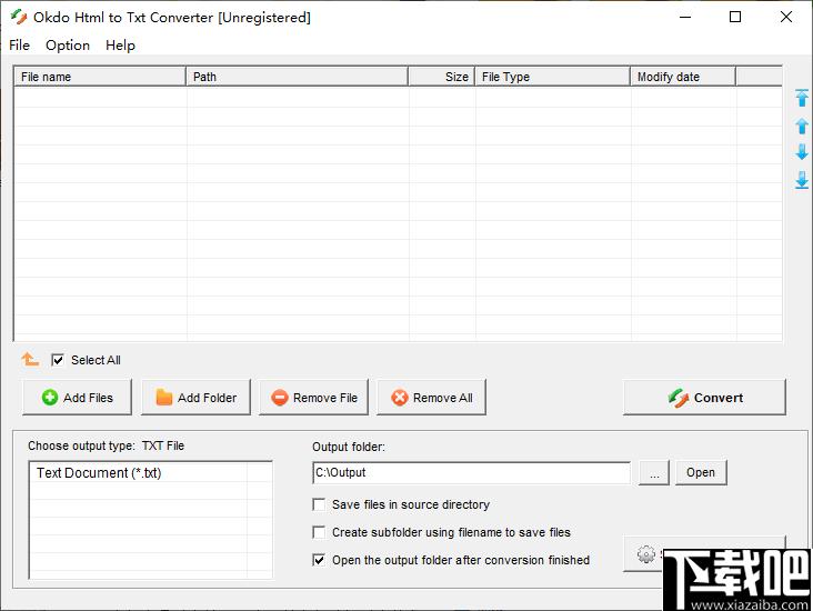 Okdo Html to Txt Converter下载,文档转换,文件转换