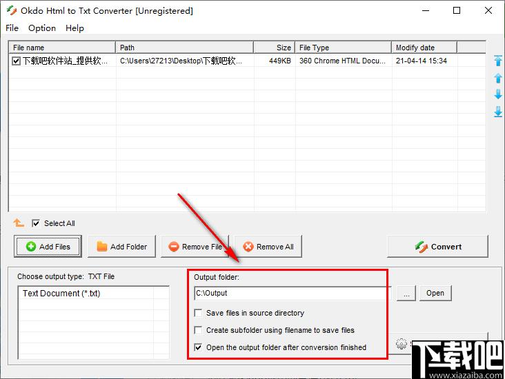 Okdo Html to Txt Converter下载,文档转换,文件转换